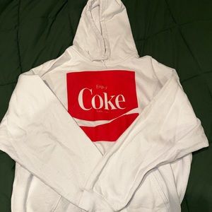 White coke hoodie